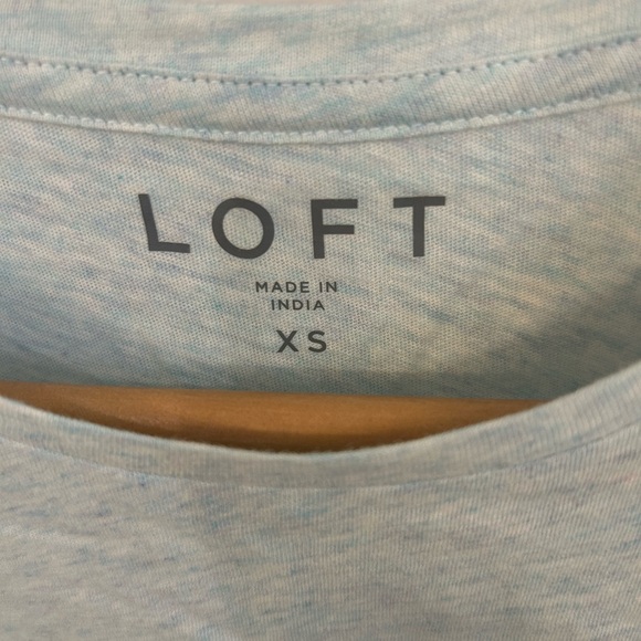 Loft Tiered Ruffle Sleeve Tee - Picture 4 of 5